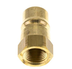 Messing DN 12,5 Hydraulik-Kupplungsstecker 1/2 Zoll NPT-Innengewinde ISO 7241-1 B D 23,5mm