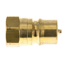 Messing DN 12,5 Hydraulik-Kupplungsstecker 1/2 Zoll NPT-Innengewinde ISO 7241-1 B D 23,5mm