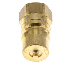 Messing DN 12,5 Hydraulik-Kupplungsstecker 1/2 Zoll NPT-Innengewinde ISO 7241-1 B D 23,5mm