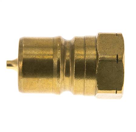 Messing DN 20 Hydraulik-Kupplungsstecker 3/4 Zoll NPT-Innengewinde ISO 7241-1 B D 31,4mm