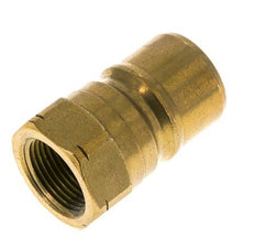 Messing DN 20 Hydraulik-Kupplungsstecker 3/4 Zoll NPT-Innengewinde ISO 7241-1 B D 31,4mm