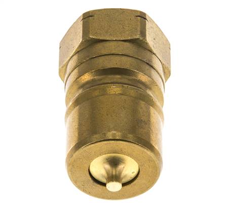Messing DN 20 Hydraulik-Kupplungsstecker 3/4 Zoll NPT-Innengewinde ISO 7241-1 B D 31,4mm