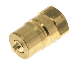 Messing DN 25 Hydraulik-Kupplungsstecker 1 Zoll NPT-Innengewinde ISO 7241-1 B D 37,8mm