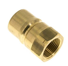 Messing DN 25 Hydraulik-Kupplungsstecker 1 Zoll NPT-Innengewinde ISO 7241-1 B D 37,8mm