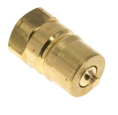 Messing DN 25 Hydraulik-Kupplungsstecker 1 Zoll NPT-Innengewinde ISO 7241-1 B D 37,8mm