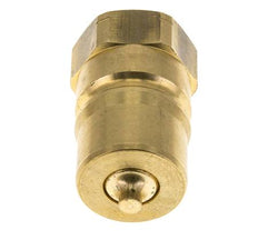 Messing DN 40 Hydraulik-Kupplungsstecker 1 1/4 Zoll NPT-Innengewinde ISO 7241-1 B D 44,5mm