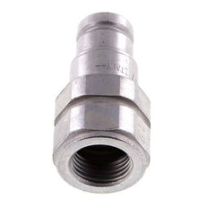 Stahl DN 10 Flachstecker für Hydraulik G 1/2 Zoll Innengewinde ISO 16028 D 19,7mm