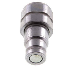 Stahl DN 10 Flachstecker für Hydraulik G 1/2 Zoll Innengewinde ISO 16028 D 19,7mm