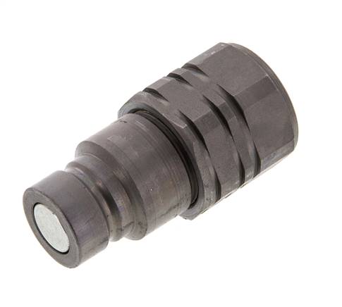 Stahl DN 12,5 Flachstecker G 1/2 Zoll Innengewinde ISO 16028 D 24,5mm