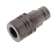 Stahl DN 12,5 Flachstecker G 1/2 Zoll Innengewinde ISO 16028 D 24,5mm