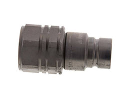 Stahl DN 12,5 Flachstecker G 1/2 Zoll Innengewinde ISO 16028 D 24,5mm