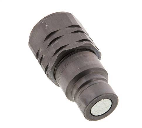 Stahl DN 12,5 Flachstecker G 1/2 Zoll Innengewinde ISO 16028 D 24,5mm