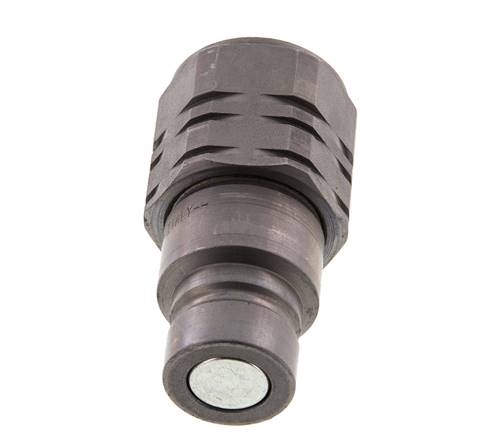Stahl DN 12,5 Flachstecker G 1/2 Zoll Innengewinde ISO 16028 D 24,5mm