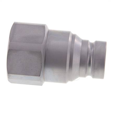 Stahl DN 25 Flachstecker für Hydraulik G 1 1/4 Zoll Innengewinde ISO 16028 D 36mm