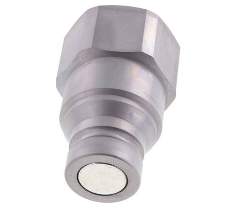 Stahl DN 25 Flachstecker für Hydraulik G 1 1/4 Zoll Innengewinde ISO 16028 D 36mm