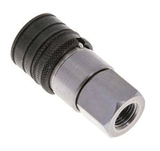 Stahl DN 6.3 Flachsteckhülse G 1/4 Zoll Innengewinde ISO 16028 CEJN D 16.2mm