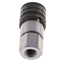 Stahl DN 6.3 Flachsteckhülse G 1/4 Zoll Innengewinde ISO 16028 CEJN D 16.2mm