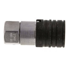 Stahl DN 10 Flachsteckhülse G 3/8 Zoll Innengewinde ISO 16028 CEJN D 19,7mm