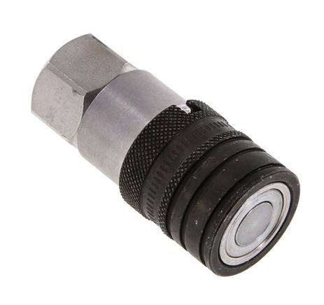 Stahl DN 10 Flachsteckhülse G 3/8 Zoll Innengewinde ISO 16028 CEJN D 19,7mm