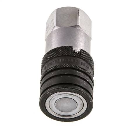 Stahl DN 10 Flachsteckhülse G 3/8 Zoll Innengewinde ISO 16028 CEJN D 19,7mm