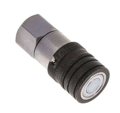 Stahl DN 10 Flachsteckhülse G 1/2 Zoll Innengewinde ISO 16028 CEJN D 19,7mm