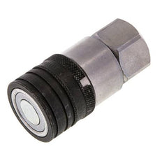 Stahl DN 12,5 Flachsteckhülse G 1/2 Zoll Innengewinde ISO 16028 CEJN D 24,5mm