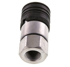 Stahl DN 12,5 Flachsteckhülse G 1/2 Zoll Innengewinde ISO 16028 CEJN D 24,5mm
