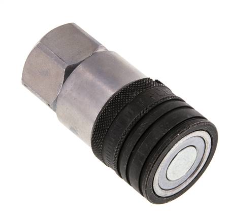Stahl DN 12,5 Flachsteckhülse G 1/2 Zoll Innengewinde ISO 16028 CEJN D 24,5mm