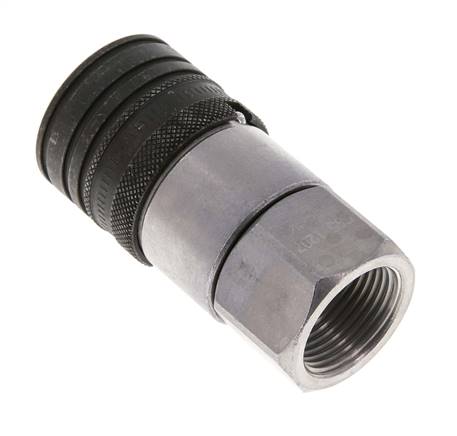Stahl DN 12,5 Flachsteckhülse G 3/4 Zoll Innengewinde ISO 16028 CEJN D 24,5mm