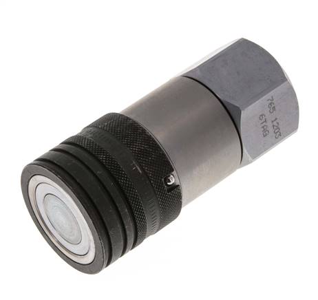 Stahl DN 19 Flachsteckhülse G 1 Zoll Innengewinde ISO 16028 CEJN D 30mm