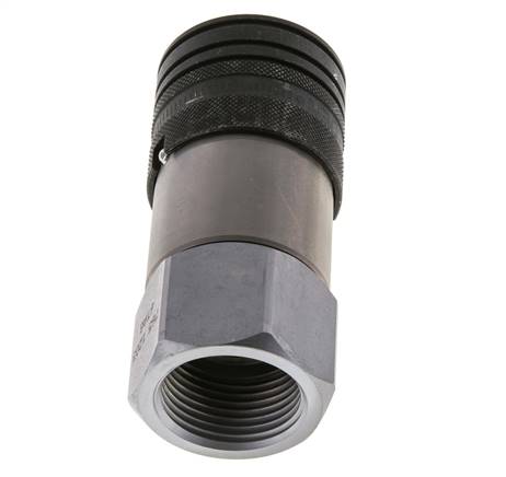 Stahl DN 19 Flachsteckhülse G 1 Zoll Innengewinde ISO 16028 CEJN D 30mm