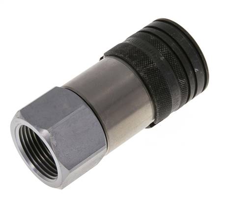 Stahl DN 19 Flachsteckhülse G 1 Zoll Innengewinde ISO 16028 CEJN D 30mm