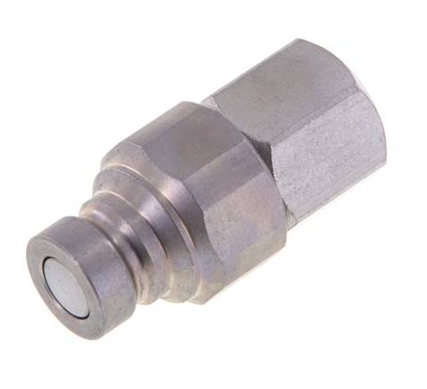 Stahl DN 6,3 Flachstecker G 1/4 Zoll Innengewinde ISO 16028 CEJN D 16,2mm