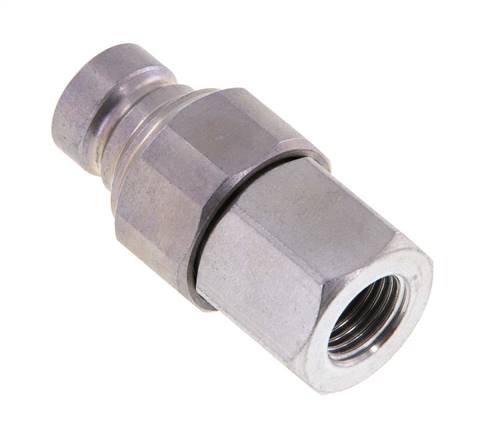 Stahl DN 6,3 Flachstecker G 1/4 Zoll Innengewinde ISO 16028 CEJN D 16,2mm