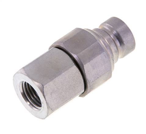 Stahl DN 6,3 Flachstecker G 1/4 Zoll Innengewinde ISO 16028 CEJN D 16,2mm