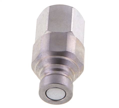 Stahl DN 6,3 Flachstecker G 1/4 Zoll Innengewinde ISO 16028 CEJN D 16,2mm