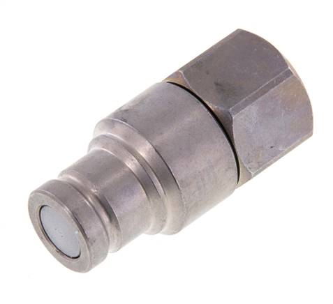 Stahl DN 10 Flachstecker für Hydraulik G 1/2 Zoll Innengewinde ISO 16028 CEJN D 19,7mm