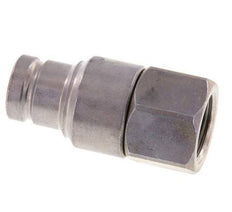 Stahl DN 10 Flachstecker für Hydraulik G 1/2 Zoll Innengewinde ISO 16028 CEJN D 19,7mm