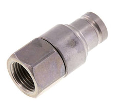 Stahl DN 10 Flachstecker für Hydraulik G 1/2 Zoll Innengewinde ISO 16028 CEJN D 19,7mm