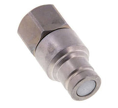 Stahl DN 10 Flachstecker für Hydraulik G 1/2 Zoll Innengewinde ISO 16028 CEJN D 19,7mm