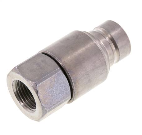 Stahl DN 12,5 Flachstecker G 1/2 Zoll Innengewinde ISO 16028 CEJN D 24,5mm