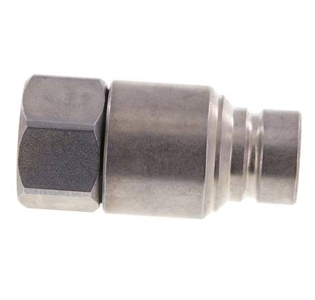 Stahl DN 12,5 Flachstecker G 1/2 Zoll Innengewinde ISO 16028 CEJN D 24,5mm