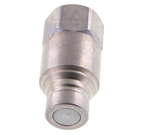 Stahl DN 12,5 Flachstecker G 1/2 Zoll Innengewinde ISO 16028 CEJN D 24,5mm