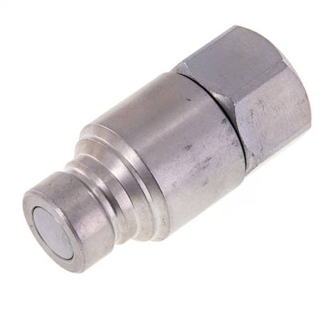 Stahl DN 12,5 Flachstecker G 3/4 Zoll Innengewinde ISO 16028 CEJN D 24,5mm