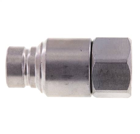 Stahl DN 12,5 Flachstecker G 3/4 Zoll Innengewinde ISO 16028 CEJN D 24,5mm