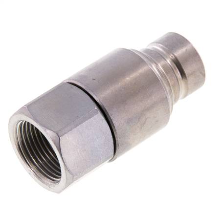 Stahl DN 12,5 Flachstecker G 3/4 Zoll Innengewinde ISO 16028 CEJN D 24,5mm