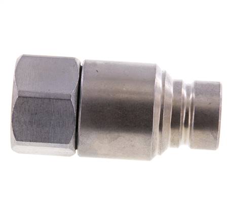 Stahl DN 12,5 Flachstecker G 3/4 Zoll Innengewinde ISO 16028 CEJN D 24,5mm