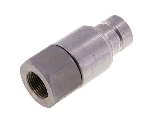 Stahl DN 19 Flachstecker für Hydraulik G 3/4 Zoll Innengewinde ISO 16028 CEJN D 30mm