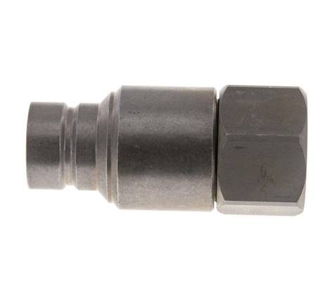 Stahl DN 19 Flachstecker für Hydraulik G 1 Zoll Innengewinde ISO 16028 CEJN D 30mm