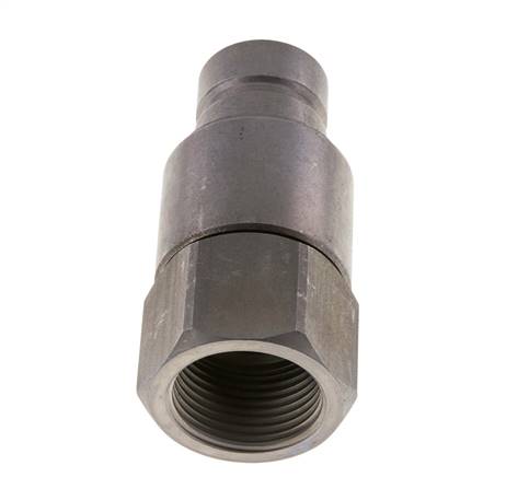 Stahl DN 19 Flachstecker für Hydraulik G 1 Zoll Innengewinde ISO 16028 CEJN D 30mm